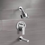 Remer TSF51 Chrome Shower Faucet Set with Multi Function Shower Head